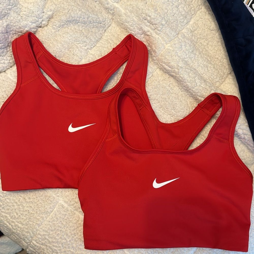 Red Nike Sports Bra
